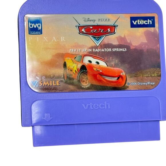 Vtech Vsmile Cars Rev It Up In Radator Spring & Cranium Partyland Park Cartridge - Picture 4 of 5